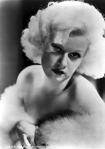 Jean Harlow in fur