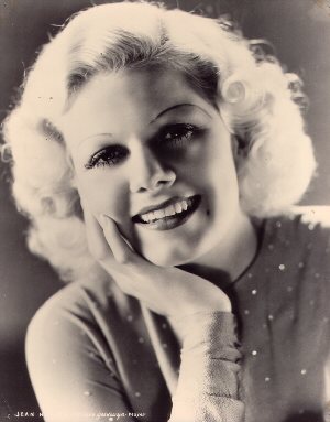black and white Jean Harlow image