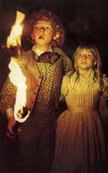 Johnny Whitaker and Jodie Foster in Tom Sawyer, 1973