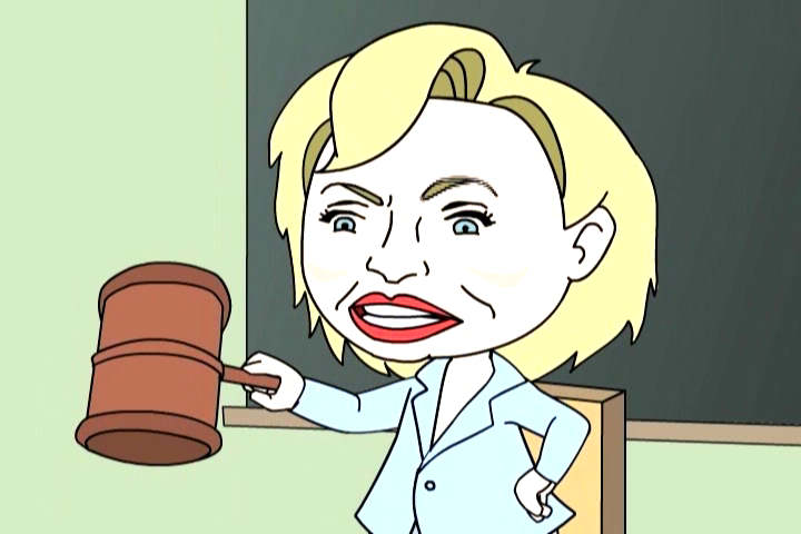 Hillary Clinton cartoon
