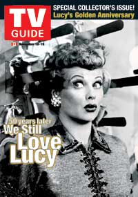 Lucille Ball on the cover of TV Guide