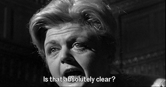 Angela Lansbury is absolutely clear