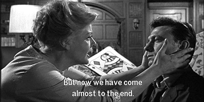 Laurence Harvey and Mom Angela Lansbury in The Manchurian Candidate, 1962 image