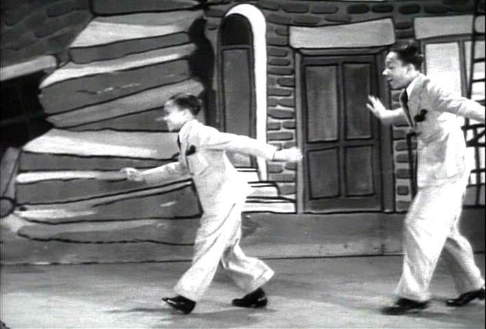 Fayard and Harold Nicholas in an all black vaudeville show