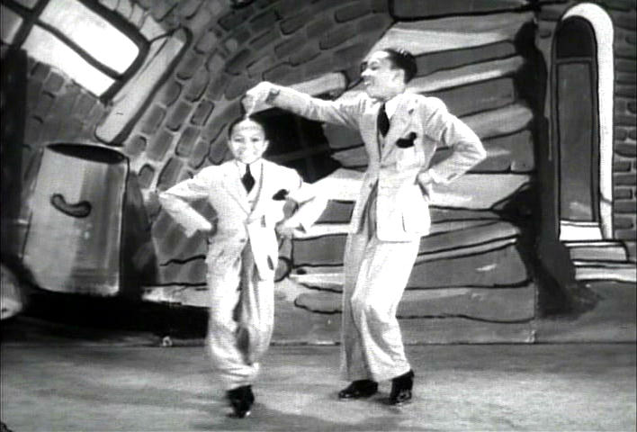 Fayard and Harold Nicholas in the 1935 musical short An All-Colored Vaudeville Show