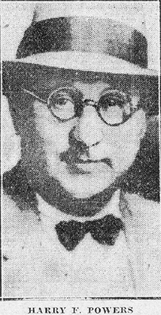 Harry F Powers - the murderer executed in 1932 who was the inspiration for Harry Powell in Night of the Hunter