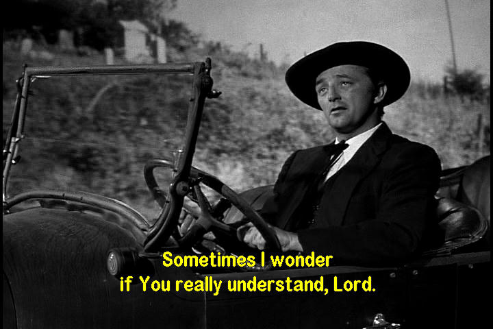 Harry Powell wonders if God understands him