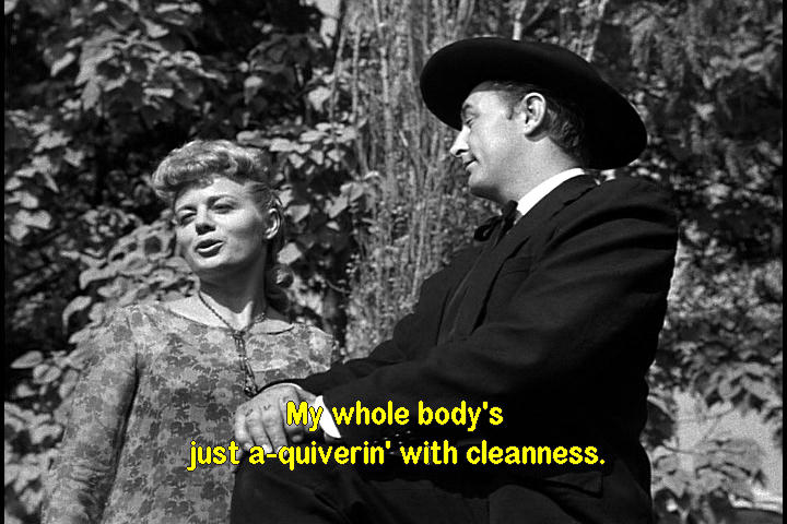 Willa Harper's a-quiverin' with cleanness