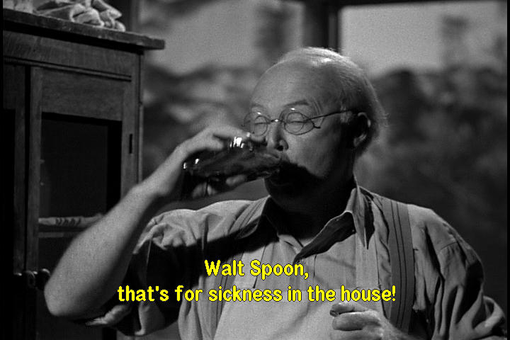 Don Beddoe as Walt Spoon in Night of the Hunter (1955)