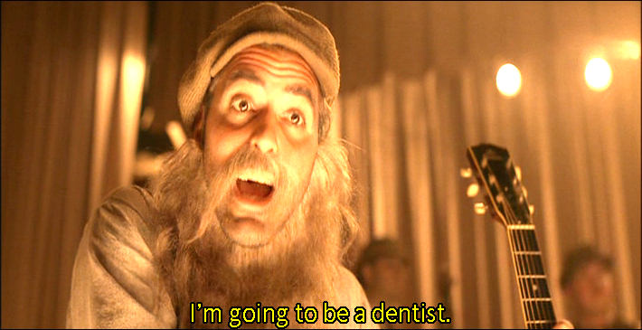 future dentist George Clooney