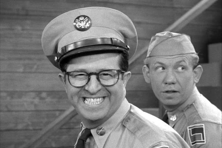 smiling Sgt Ernest Bilko