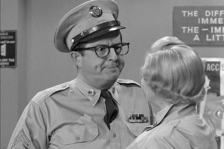 exasperated Sgt. Bilko