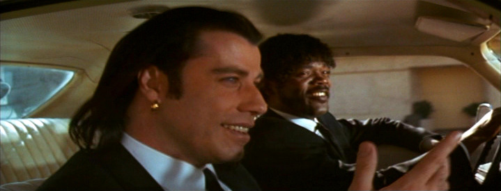 John Travolta and Samuel L Jackson