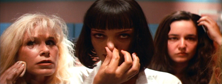 Uma Thurman in Pulp Ficiton