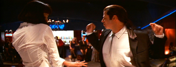 John Travolta and Uma Thurman