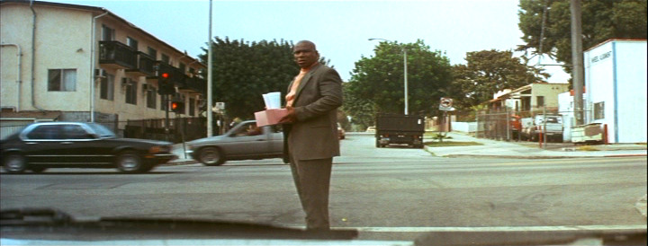 Ving Rhames as a rather amazed Marsellus Wallace