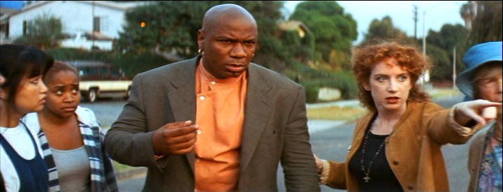 Kathy Griffin and Ving Rhames in Pulp Fiction