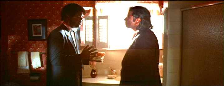 Samuel L Jackson and John Travolta in Pulp Fiction