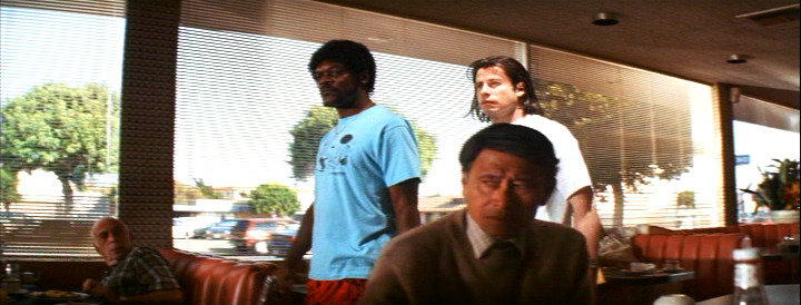 Samuel Jackson and John Travolta in Pulp Fiction