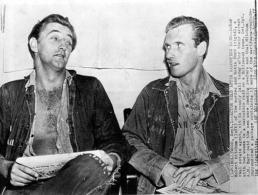 Robert Mitchum in jail 1948 photo