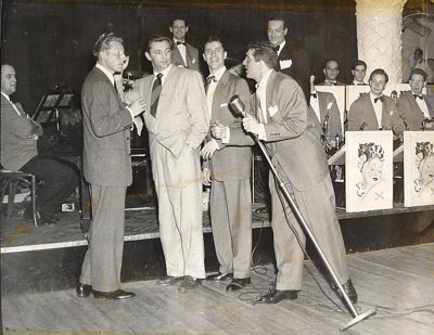 jerry lewis, dean martin, robert mitchum, danny kaye - 1948