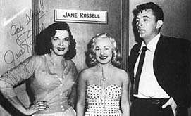 Jane Russell and Robert Mitchum