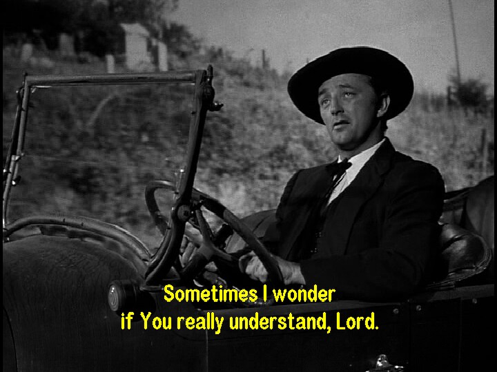 Does even the Lord understand Robert Mitchum?
