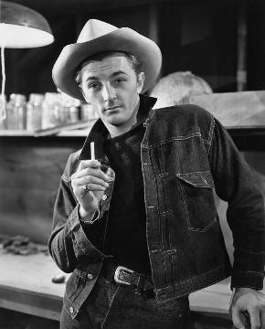 cowboy Robert Mitchum