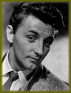 Robert Mitchum gives a sly look