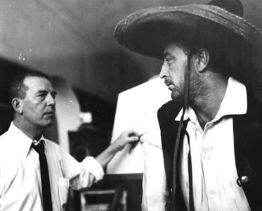 Tom Lea and Bob Mitchum