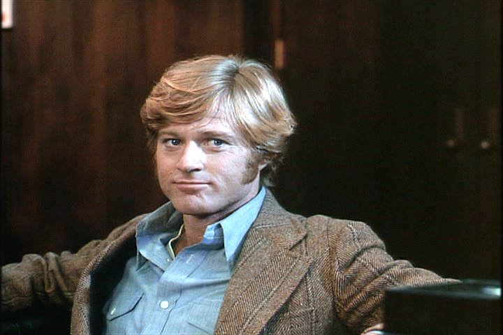cute smile from Robert Redford