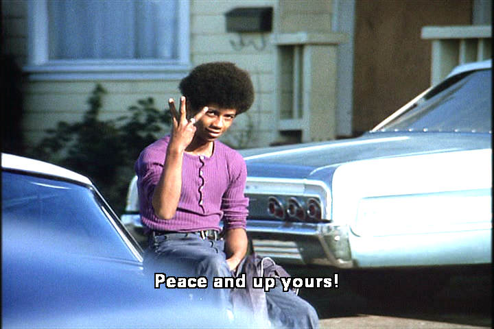 peace and up yours gesture