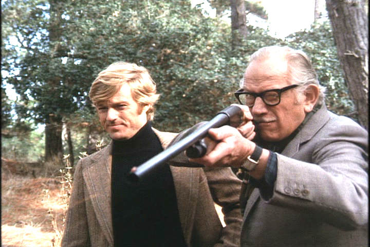 ol' Melvyn Douglas firing a shotgun