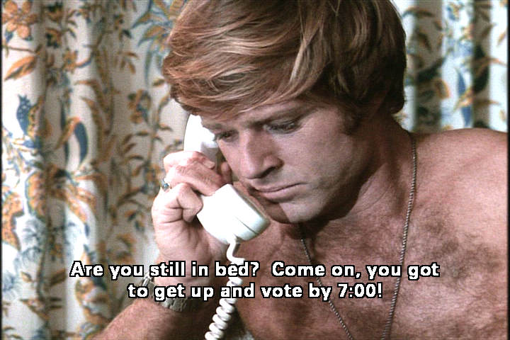wake up call for Robert Redford