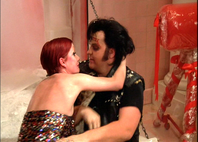 Eddie and Columbia in The Rocky Horror Picture Show