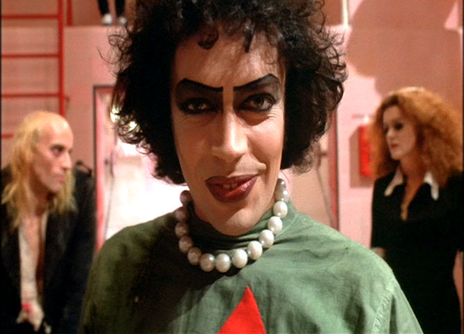 Tim Curry's evil look