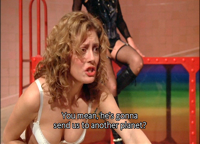 young Susan Sarandon is a damsel in distress with nice tits in The Rocky Horror Picture Show, 1975 image