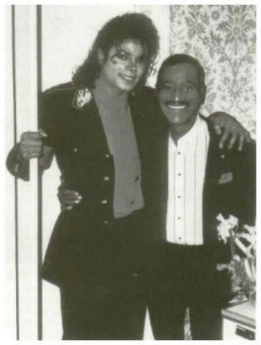 Michael Jackson and Sammy Davis Jr image