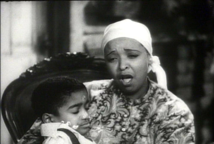 Ethel Waters singing to her son