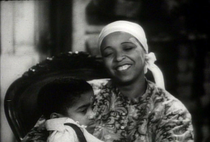 seven year old child actor Sammy Davis Jr and Ethel Waters, 1933 image