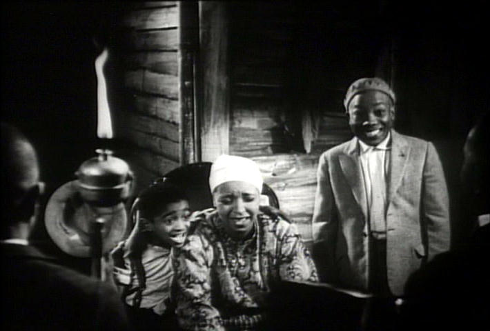 young Sammy Davis Jr and Ethel Waters in Rufus Jones for President, 1933