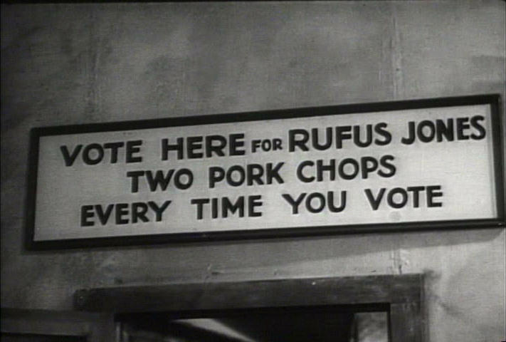 two pork chops every time you vote