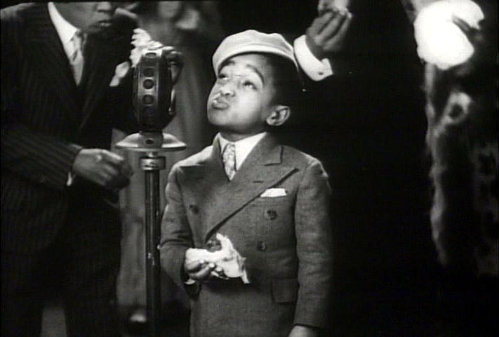 president elect Sammy Davis makes a cute little boy face