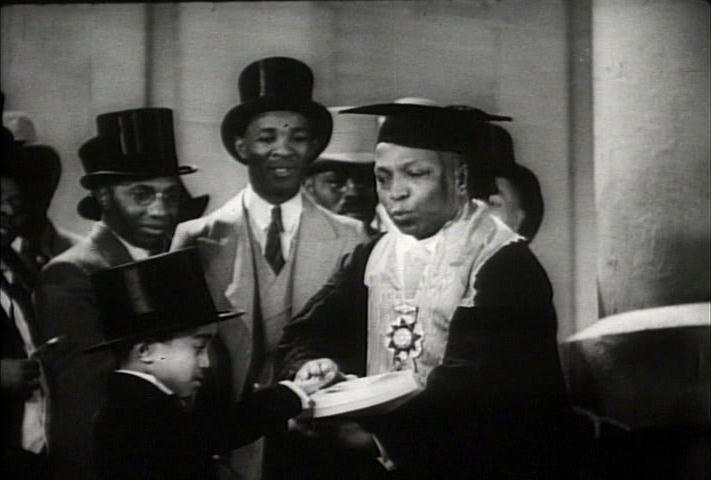 swearing in Sammy Davis Jr as president