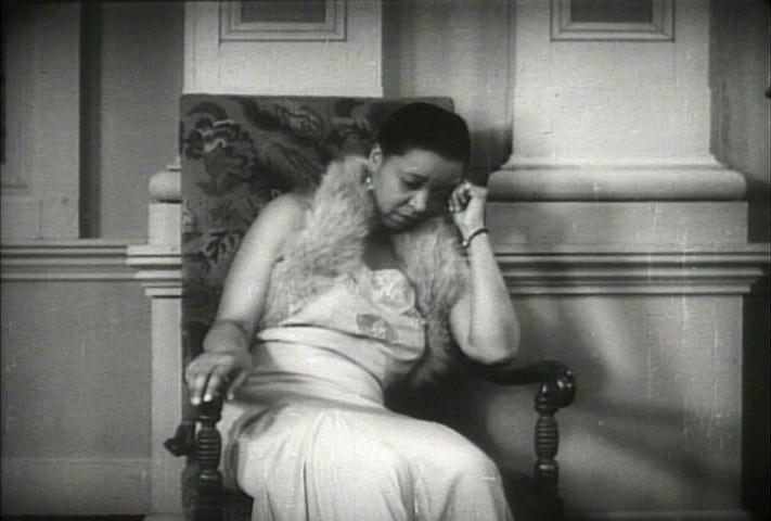 sad presidentess Ethel Waters