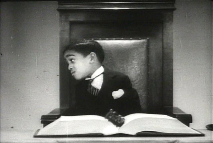 look at the shape of young Sammy Davis' head