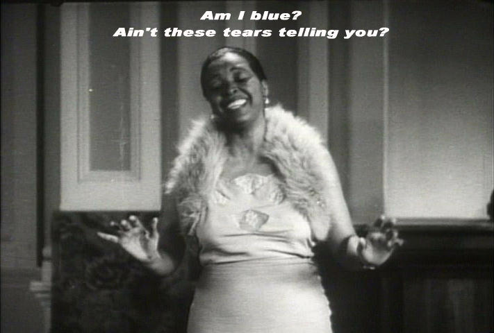 Ethel Waters singing "Am I Blue?" in 1933 film Rufus Jones for President