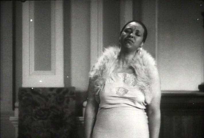 Ethel Waters' sad look