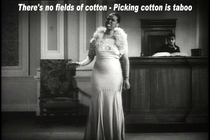 picking cotton is taboo