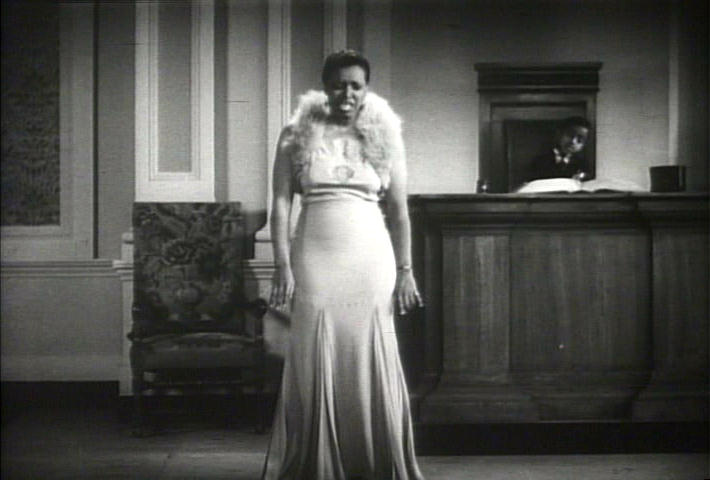 Ethel Waters as Sammy Davis' mother in Rufus Jones for President